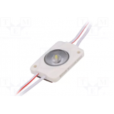 LED modulis 12V 1W 6500K šaltai balta